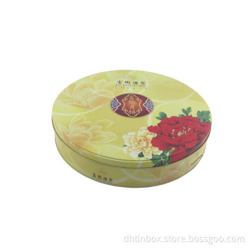 mooncake tin, metal moon cake box, birthday cake case